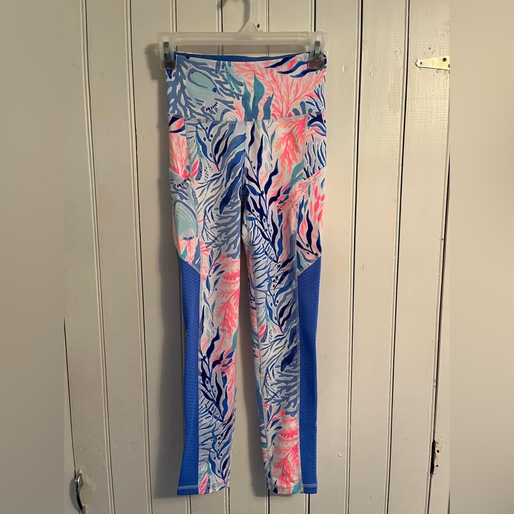 NWT Lilly Pulitzer Luxletic 24" High Rise Weekender Midi Legging XXS